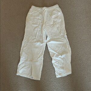White Linen Pants